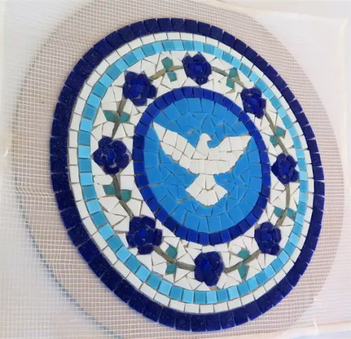 Mandala em Mosaico para Piso ou Parede