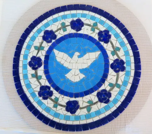 Mandala em Mosaico para Piso ou Parede