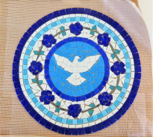 Mandala em Mosaico para Piso ou Parede