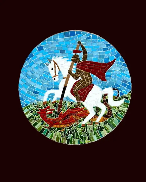 Mandala em Mosaico São Jorge