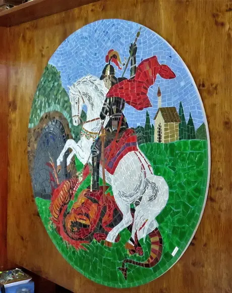 Mandala em Mosaico São Jorge
