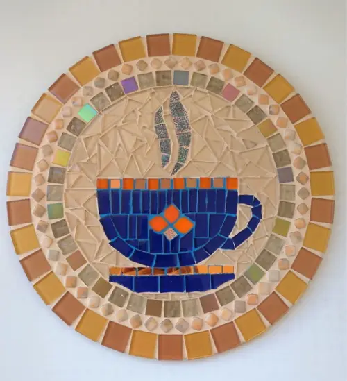 Mandala em Mosaico Xícara