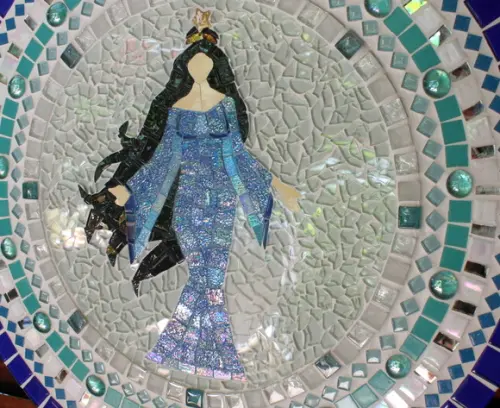 Mandala Iemanjá em Mosaico Externa