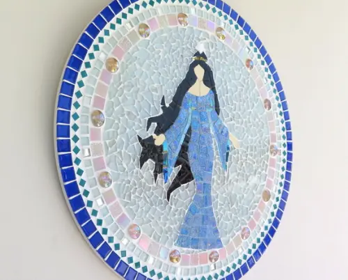 Mandala Iemanjá em Mosaico