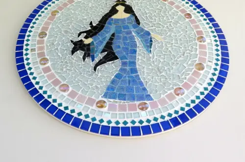 Mandala Iemanjá em Mosaico