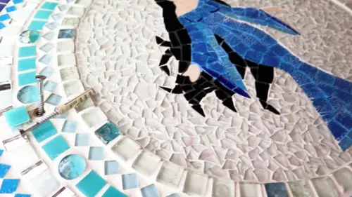 Mandala Iemanjá em Mosaico Externa