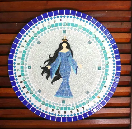 Mandala Iemanjá em Mosaico Externa