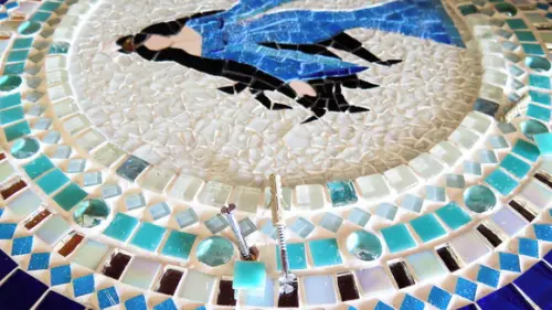 Mandala Iemanjá em Mosaico Externa