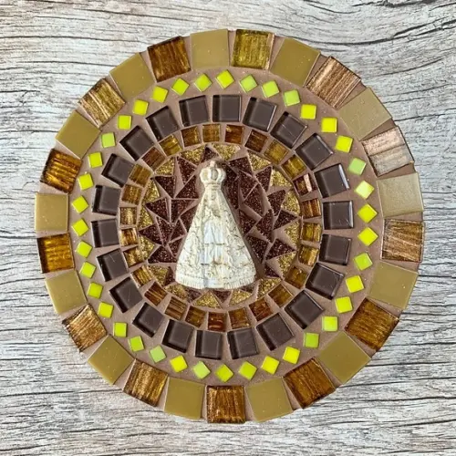 Mandala Mosaico Nossa Senhora Aparecida
