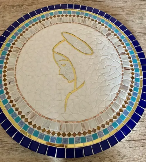 Mandala Mosaico Nossa Senhora Área Externa