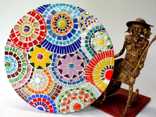 Mandala Multicolorida em Mosaico