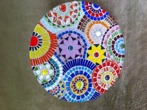 Mandala Multicolorida em Mosaico