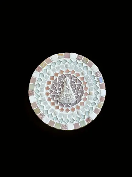 Mandala Nossa Senhora Aparecida em Mosaico