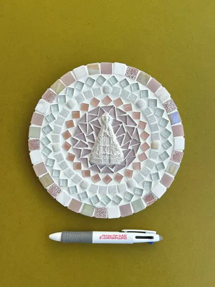 Mandala Nossa Senhora Aparecida em Mosaico