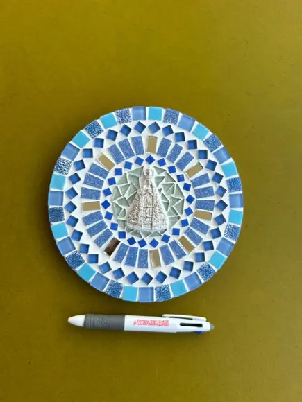 Mandala Nossa Senhora Aparecida em Mosaico
