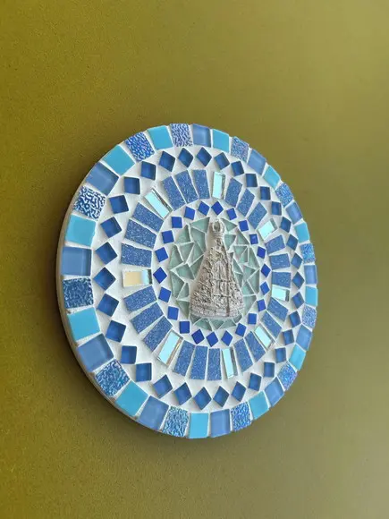 Mandala Nossa Senhora Aparecida em Mosaico