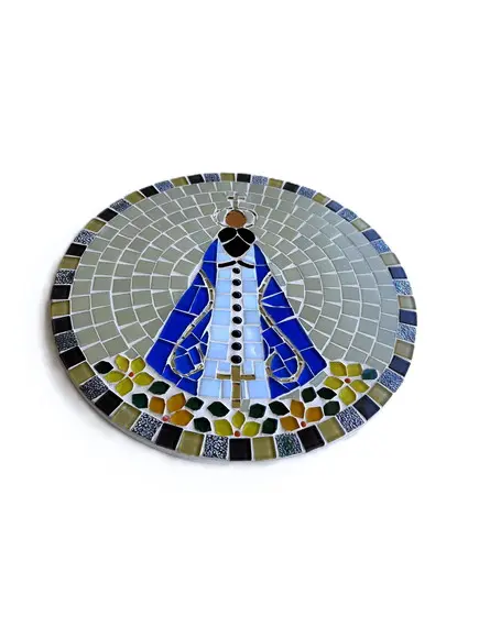 Mandala Nossa Senhora Aparecida em Mosaico