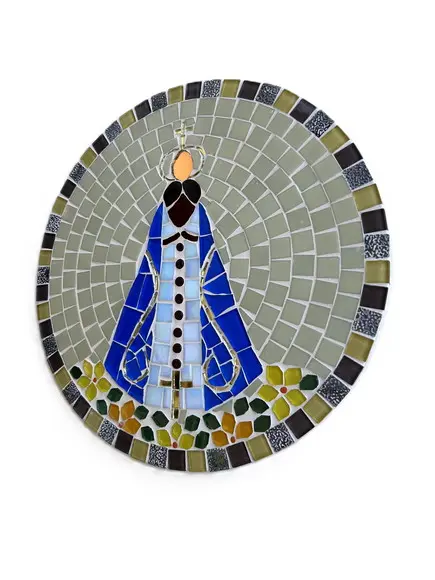 Mandala Nossa Senhora Aparecida em Mosaico