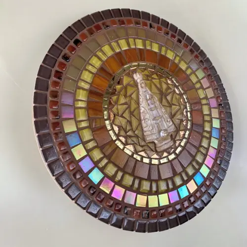 Mandala Nossa Senhora Aparecida em Mosaico