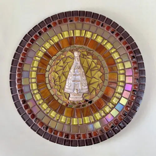 Mandala Nossa Senhora Aparecida em Mosaico