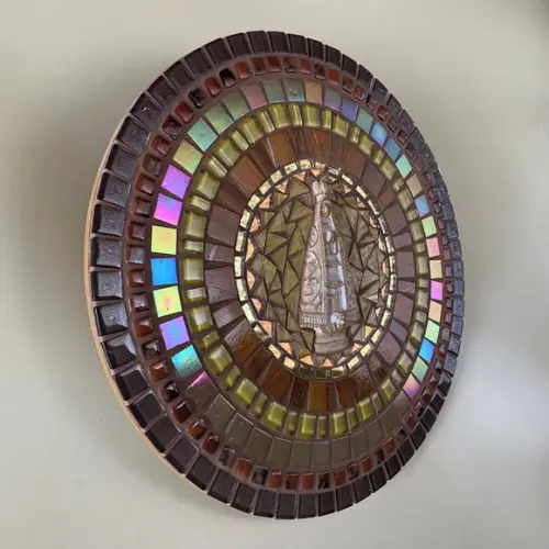 Mandala Nossa Senhora Aparecida em Mosaico
