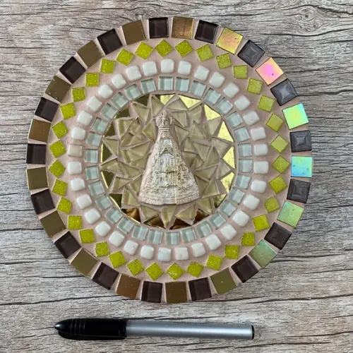 Mandala Nossa Senhora em Mosaico 20