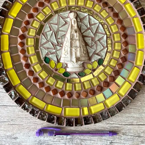 Mandala Nossa Senhora em Mosaico 30
