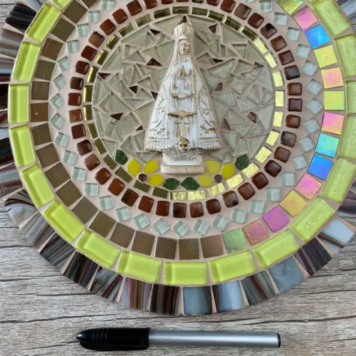 Mandala Nossa Senhora em Mosaico 30