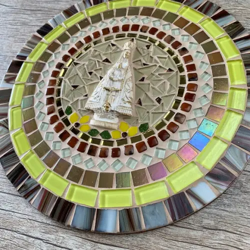 Mandala Nossa Senhora em Mosaico 30