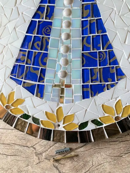 Mandala Nossa Senhora em Mosaico Área Externa