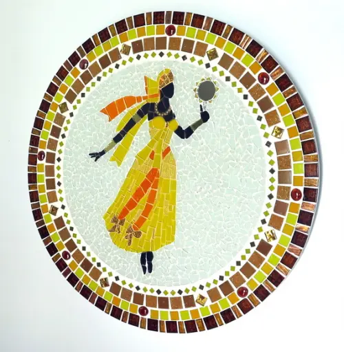 Mandala Oxum em Mosaico