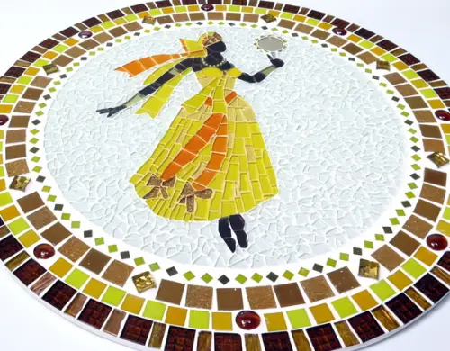 Mandala Oxum em Mosaico