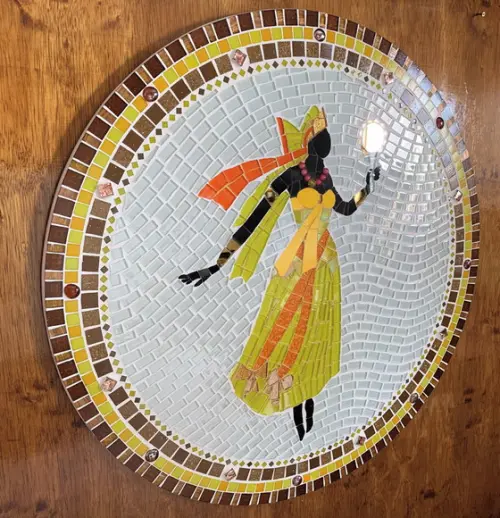 Mandala Oxum em Mosaico 68 cm