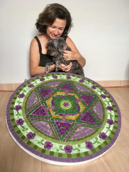 Mandala para Aplicação em Piso ou Parede