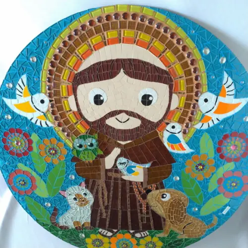 Mandala São Francisco de Assis em Mosaico
