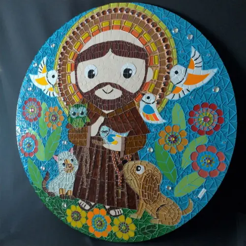 Mandala São Francisco de Assis em Mosaico
