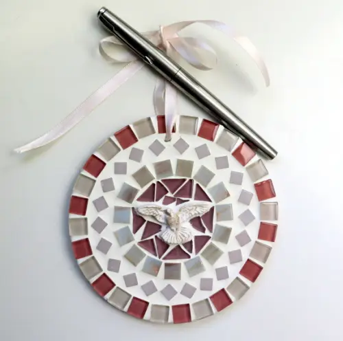 Mandalinha Divino em Mosaico Rosê