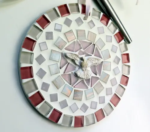Mandalinha Divino em Mosaico Rosê