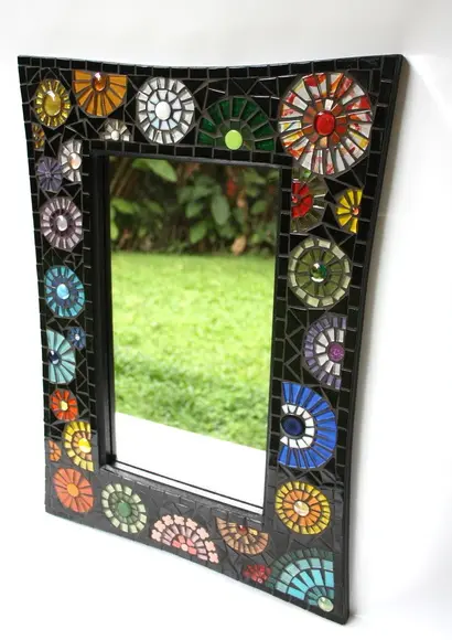 Moldura em Mosaico Círculos (sem Espelho)