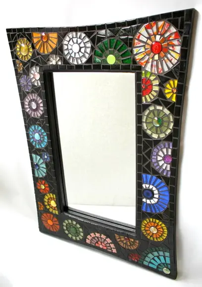 Moldura em Mosaico Círculos (sem Espelho)