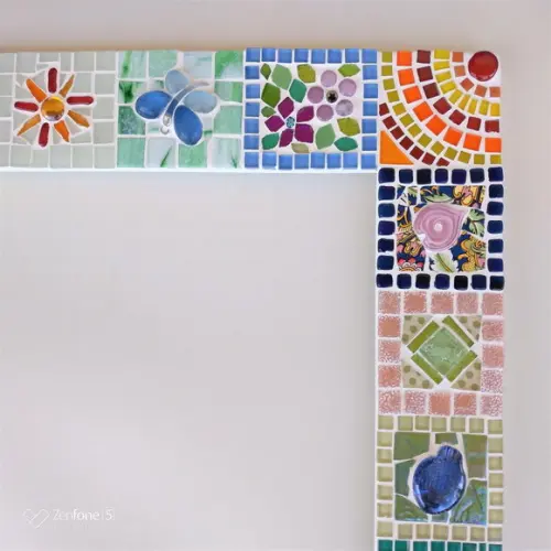 Moldura em Mosaico Patchwork sem Espelho