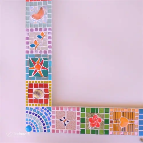 Moldura em Mosaico Patchwork sem Espelho