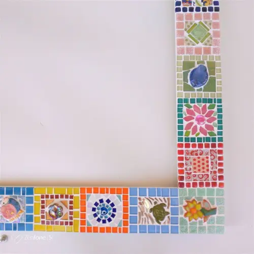Moldura em Mosaico Patchwork sem Espelho