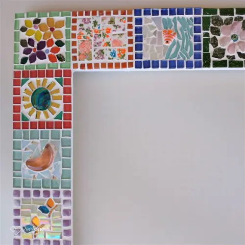 Moldura em Mosaico Patchwork sem Espelho