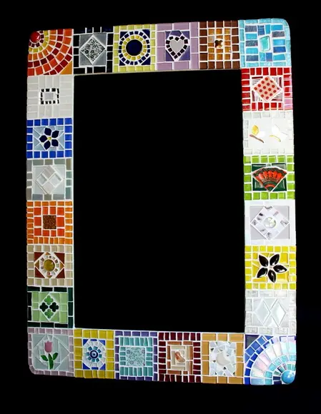 Moldura em Mosaico Patchwork sem Espelho