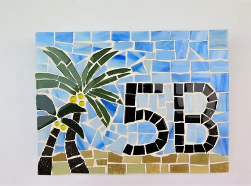 Número Apartamento em Mosaico Coqueiro