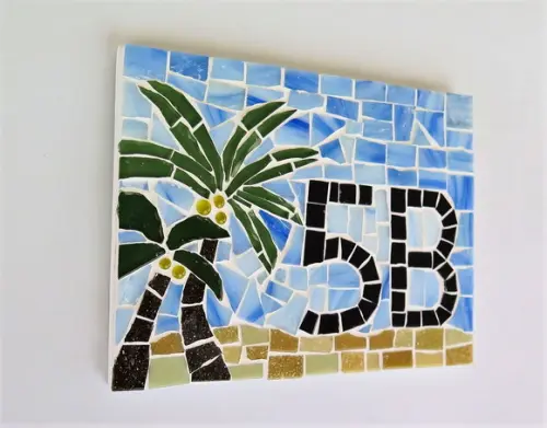 Número Apartamento em Mosaico Coqueiro