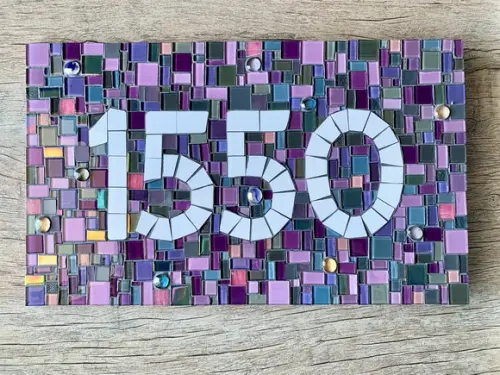 Número em Mosaico Geométrico