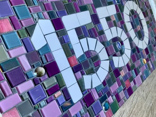 Número em Mosaico Geométrico