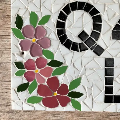 Número para Casa em Mosaico Manacá